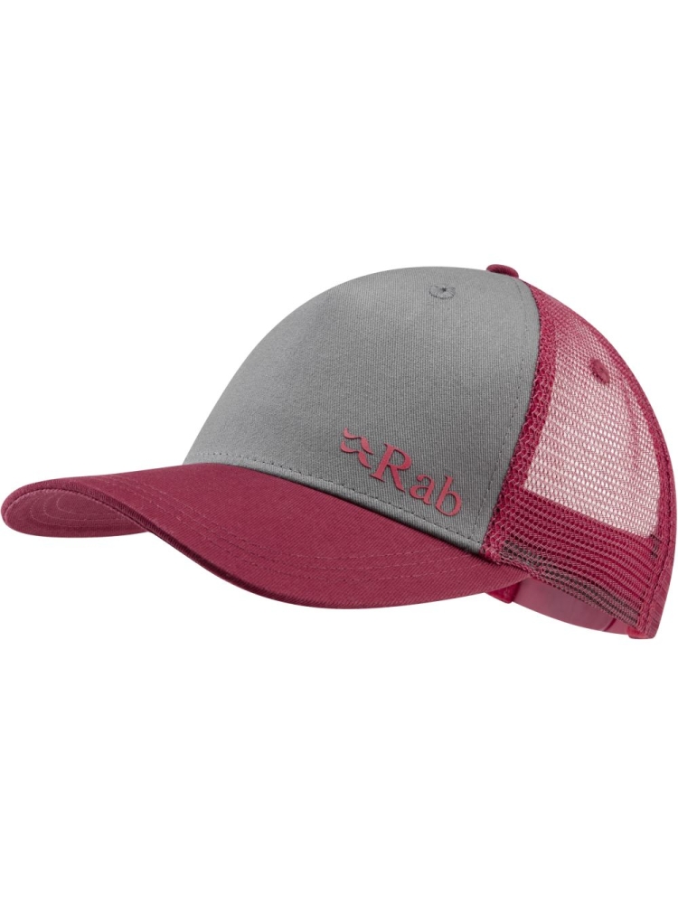 Rab Trucker Logo Cap Steel QAB-06-ST kleding accessoires online bestellen bij Kathmandu Outdoor & Travel