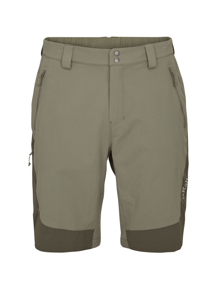 Rab Torque Mountain Shorts 10 Inch Light Khaki/Army QFV-96-LKA broeken online bestellen bij Kathmandu Outdoor & Travel
