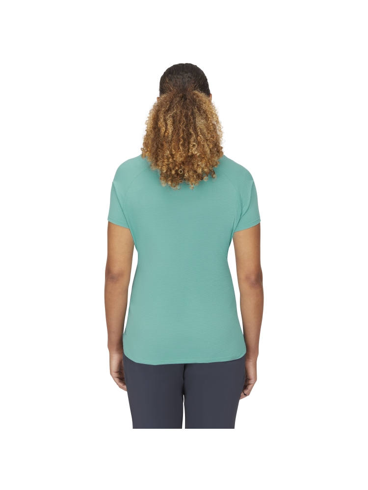 Rab Aleya Tee Women's Glacier Blue QBL-48-GLB shirts en tops online bestellen bij Kathmandu Outdoor & Travel