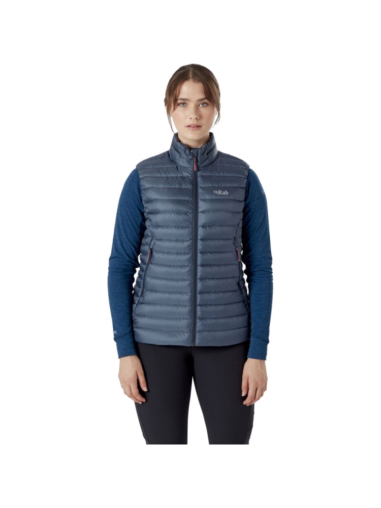Rab Microlight Vest Women's Steel QDB-19-ST jassen online bestellen bij Kathmandu Outdoor & Travel