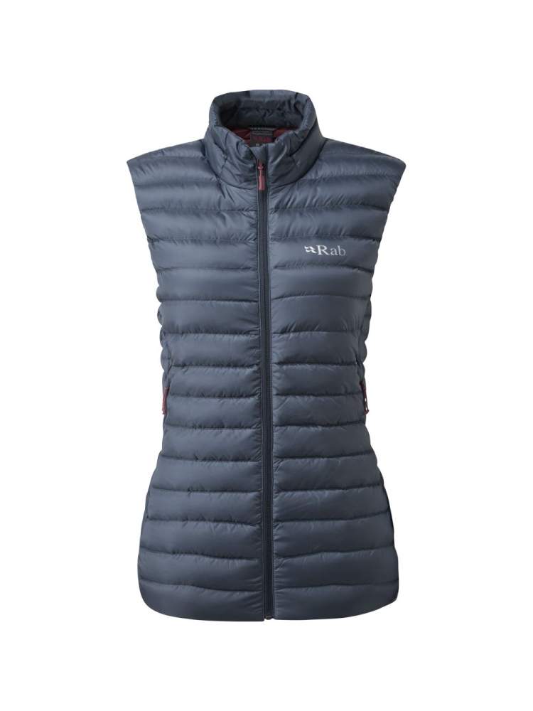 Rab Microlight Vest Women's Steel QDB-19-ST jassen online bestellen bij Kathmandu Outdoor & Travel