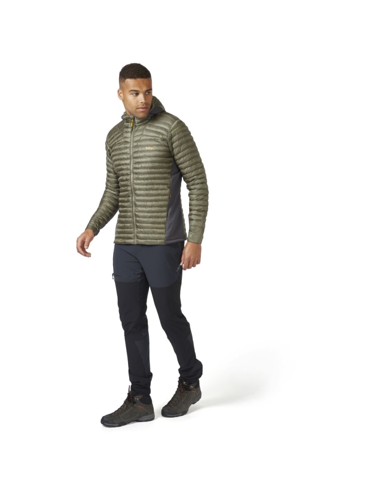 Rab Cirrus Flex 2.0 Hoody Light Khaki QIO-68-LKH jassen online bestellen bij Kathmandu Outdoor & Travel