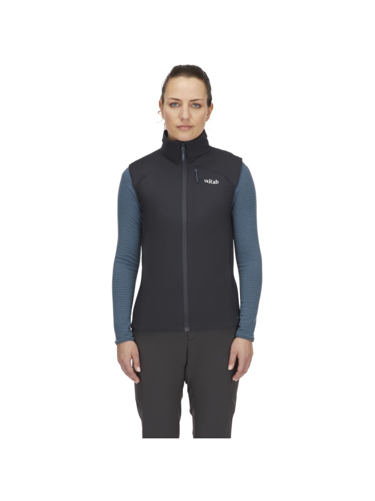 Rab Xenair Vest Women's Ebony QIP-20-EBN jassen online bestellen bij Kathmandu Outdoor & Travel