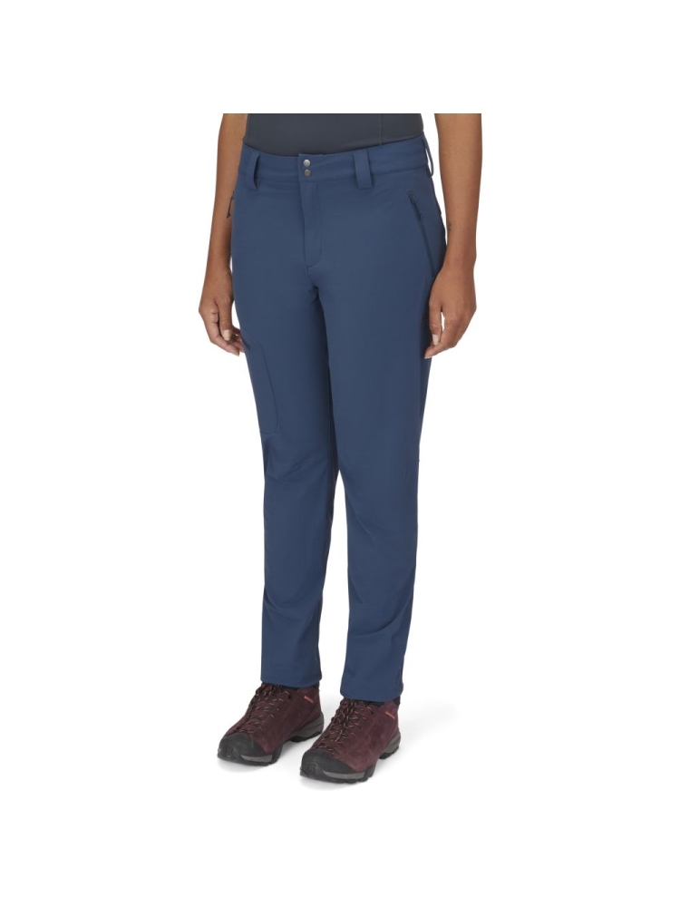 Rab Incline Pants Regular Women's Tempest Blue QFV-02-TMB broeken online bestellen bij Kathmandu Outdoor & Travel