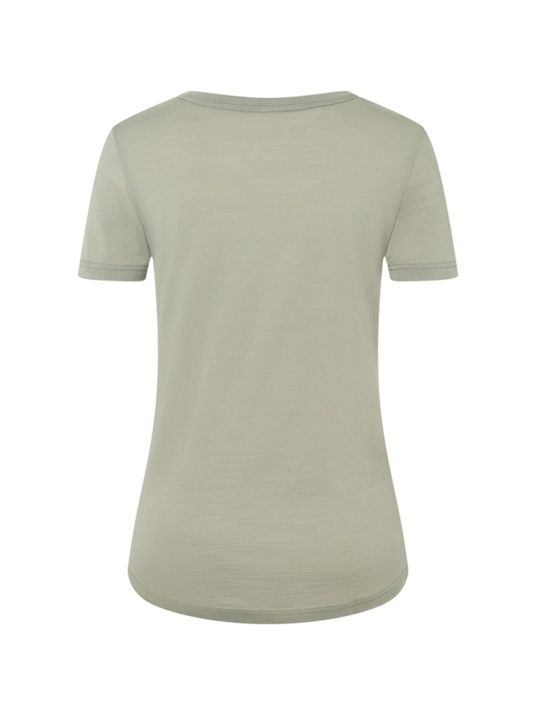 Super Natural I Love Climbing Tee Women's Dried Sage/Gin Fizz/Natural Wh SNWP03130-54B shirts en tops online bestellen bij Kathmandu Outdoor & Travel