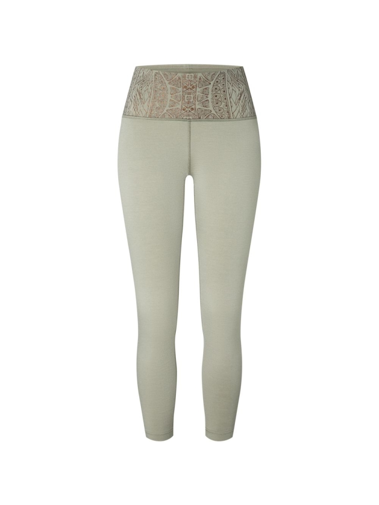 Super Natural Arabesque Tights Women's Dried Sage/Copper SNW023350-75A broeken online bestellen bij Kathmandu Outdoor & Travel