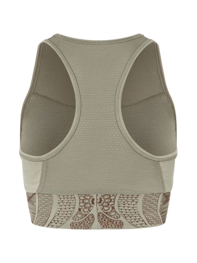 Super Natural Arabesque LF Top Women's Dried Sage/Copper SNW023370-75A shirts en tops online bestellen bij Kathmandu Outdoor & Travel