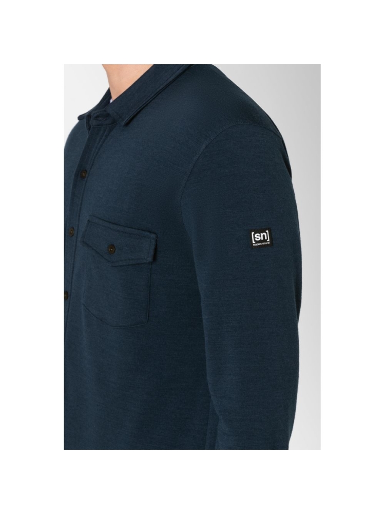 Super Natural Adventure Shirt Blueberry SNM017800-W01 shirts en tops online bestellen bij Kathmandu Outdoor & Travel
