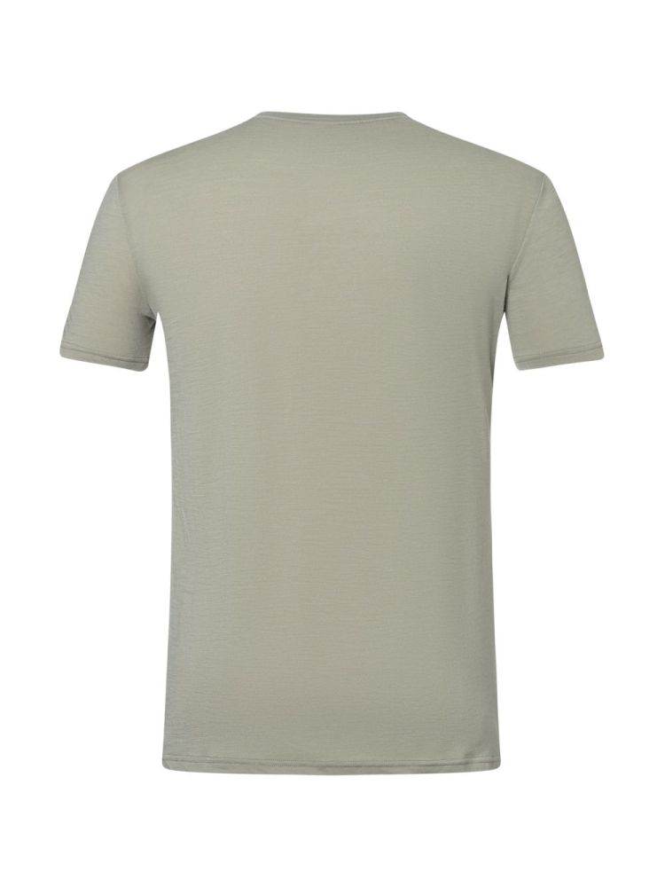 Super Natural Longbeard Surfer Tee Dried Sage/Black Ink/Smile SNMP01156-20B shirts en tops online bestellen bij Kathmandu Outdoor & Travel