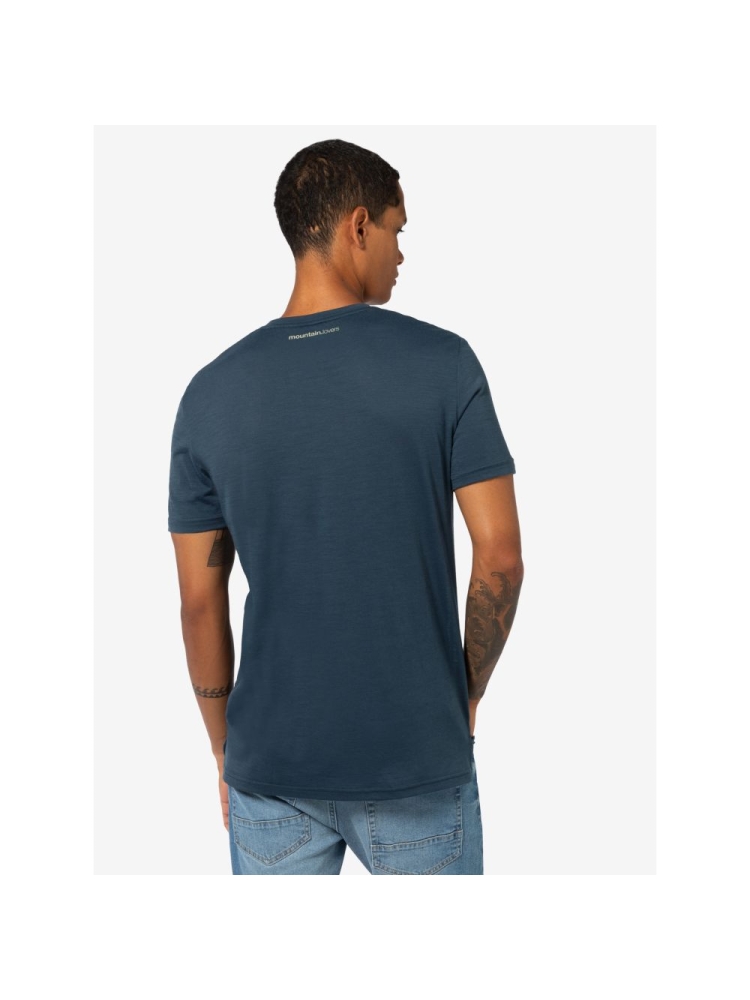 Super Natural Tied By Heart Tee Blueberry/Aloe SNMP01138-87A shirts en tops online bestellen bij Kathmandu Outdoor & Travel
