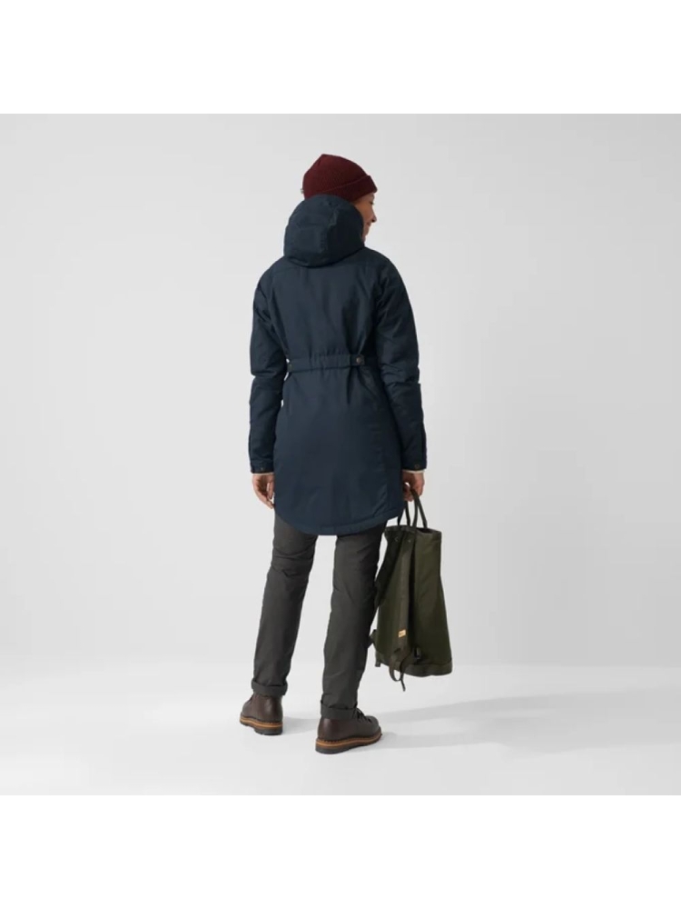 Fjällräven Kiruna Padded Parka Women's Dark Navy F89644555-555 jassen online bestellen bij Kathmandu Outdoor & Travel