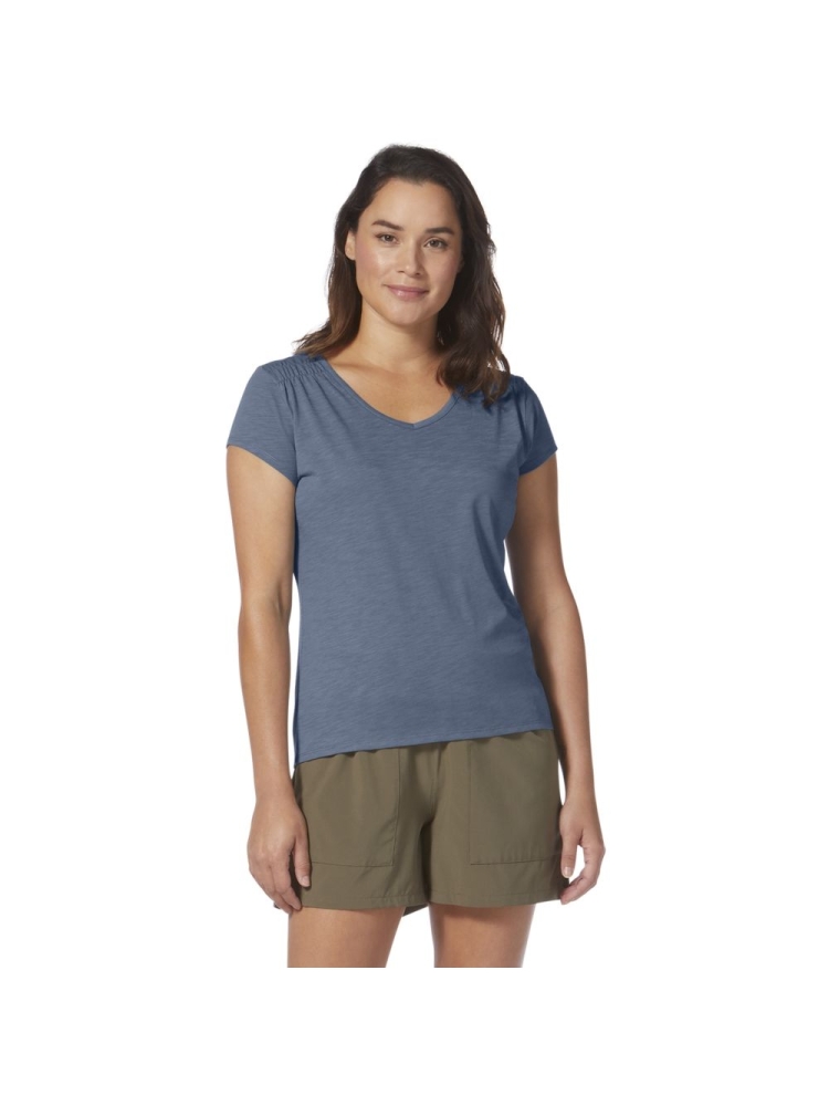 Royal Robbins Featherweight Slub Tee Women's Sea Y611013S-762 shirts en tops online bestellen bij Kathmandu Outdoor & Travel