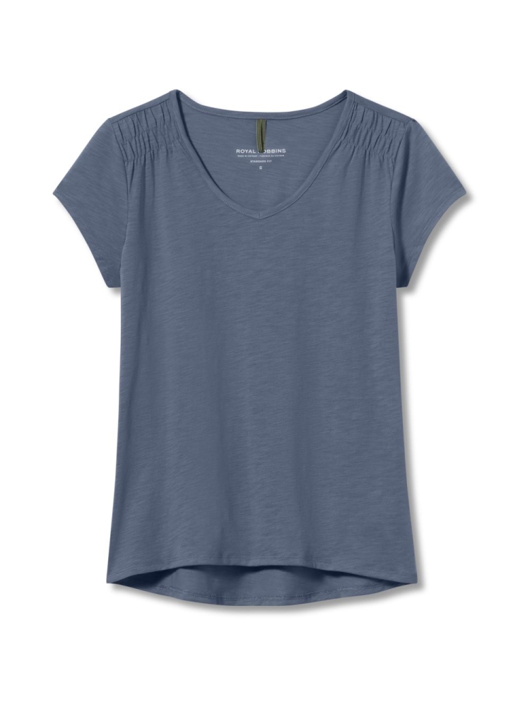 Royal Robbins Featherweight Slub Tee Women's Sea Y611013S-762 shirts en tops online bestellen bij Kathmandu Outdoor & Travel