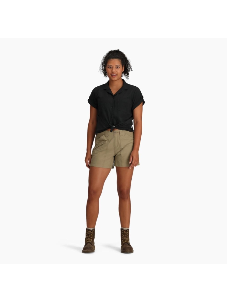 Royal Robbins Spotless Evolution Meadow Short Sleeve Women's Jet Black Y321009-37 shirts en tops online bestellen bij Kathmandu Outdoor & Travel