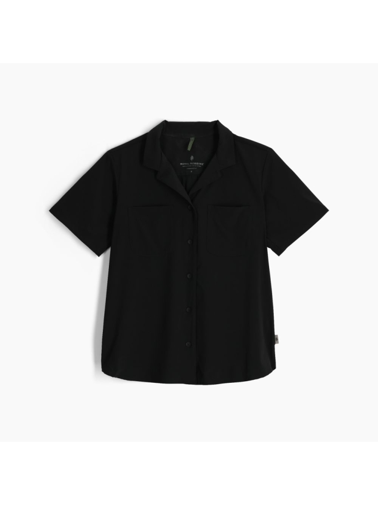 Royal Robbins Spotless Evolution Meadow Short Sleeve Women's Jet Black Y321009-37 shirts en tops online bestellen bij Kathmandu Outdoor & Travel