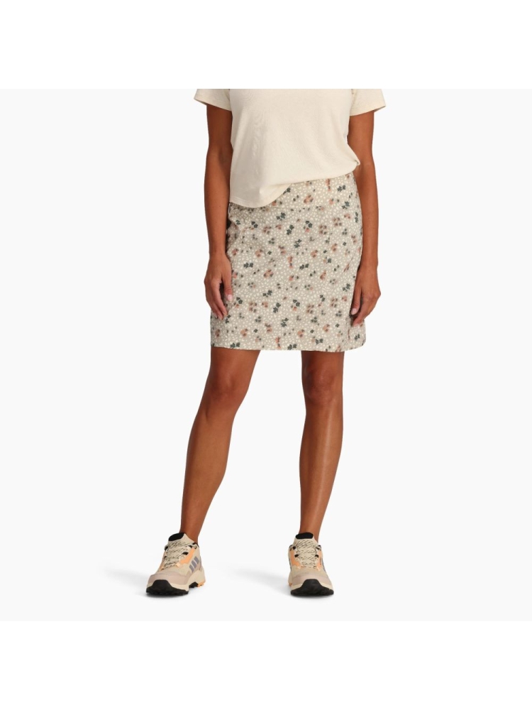 Royal Robbins Discovery III Printed Skort Women's Lt Khaki Wilder Pt Y325007-251 jurken en rokken online bestellen bij Kathmandu Outdoor & Travel