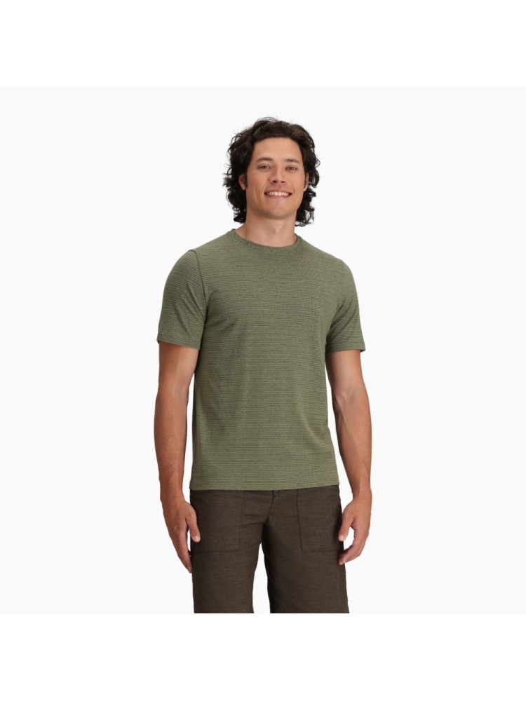 Royal Robbins Vacationer Crew Short Sleeve  Fiddlehead Str Y711029-923 shirts en tops online bestellen bij Kathmandu Outdoor & Travel