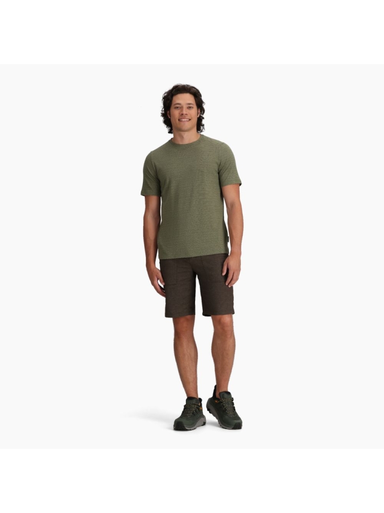 Royal Robbins Vacationer Crew Short Sleeve  Fiddlehead Str Y711029-923 shirts en tops online bestellen bij Kathmandu Outdoor & Travel