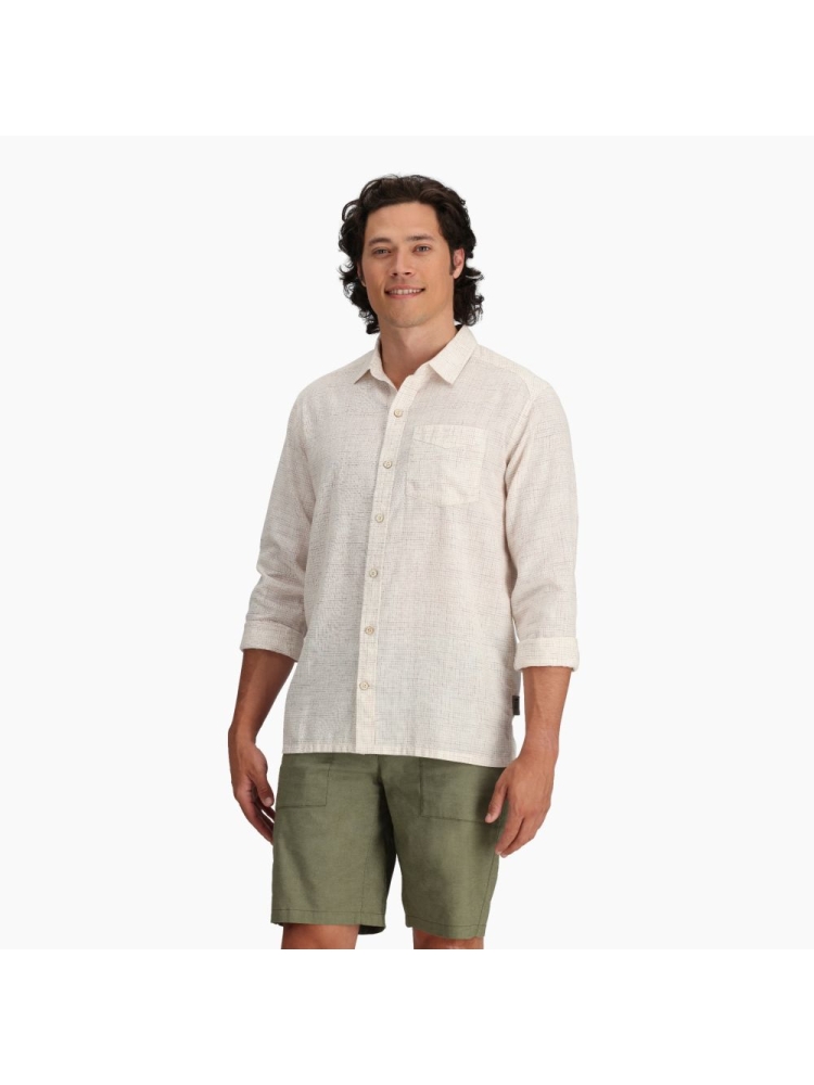Royal Robbins Hempline Spaced L/S Blended Undyed Y722035-105 shirts en tops online bestellen bij Kathmandu Outdoor & Travel