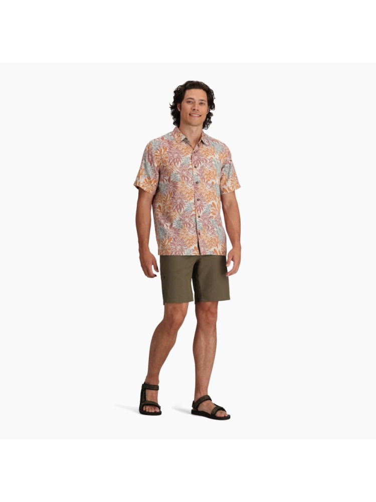 Royal Robbins Comino Leaf Short Sleeve  Baked Clay Bonsall Y721013-940 shirts en tops online bestellen bij Kathmandu Outdoor & Travel