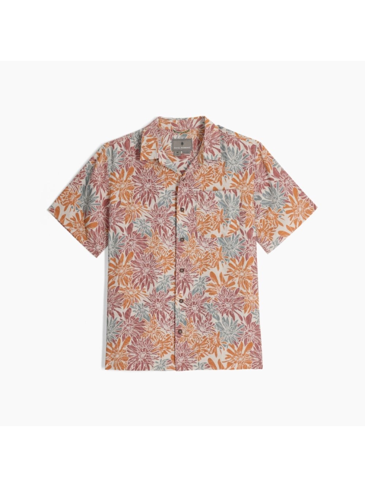 Royal Robbins Comino Leaf Short Sleeve  Baked Clay Bonsall Y721013-940 shirts en tops online bestellen bij Kathmandu Outdoor & Travel