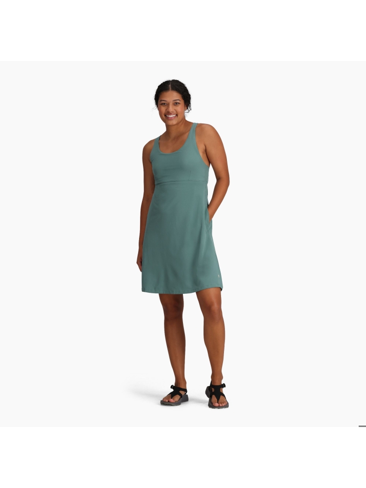 Royal Robbins Spotless Evolution Tank Dress Women's Sea Pine Y326012-349 jurken en rokken online bestellen bij Kathmandu Outdoor & Travel