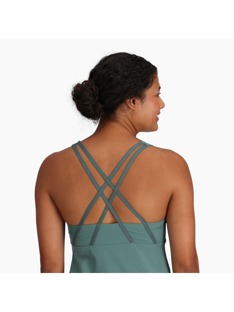 Royal Robbins Spotless Evolution Tank Dress Women's Sea Pine Y326012-349 jurken en rokken online bestellen bij Kathmandu Outdoor & Travel