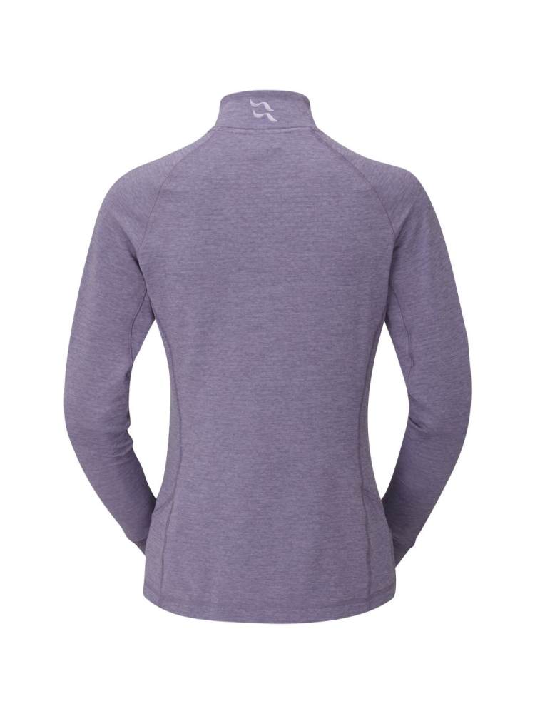 Rab Nexus Pull On Women's Purple Sage QFF-75-PSG fleeces en truien online bestellen bij Kathmandu Outdoor & Travel