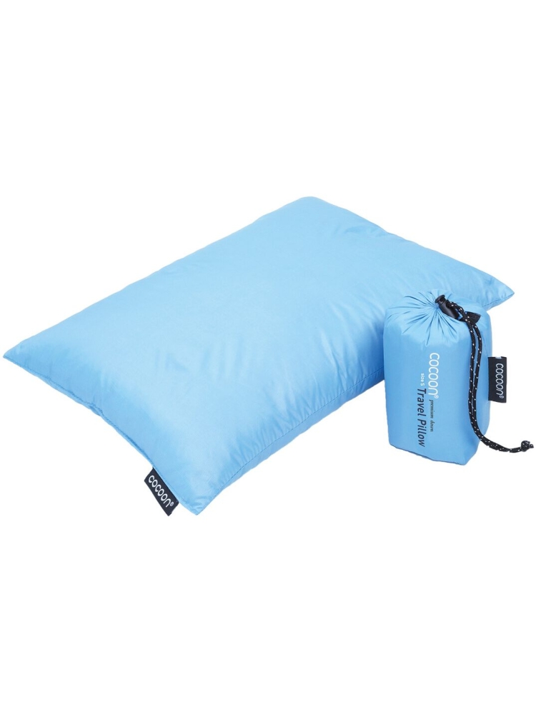 Cocoon Travel Down Pillow Small Light Blue CDP1 slaapzakken online bestellen bij Kathmandu Outdoor & Travel