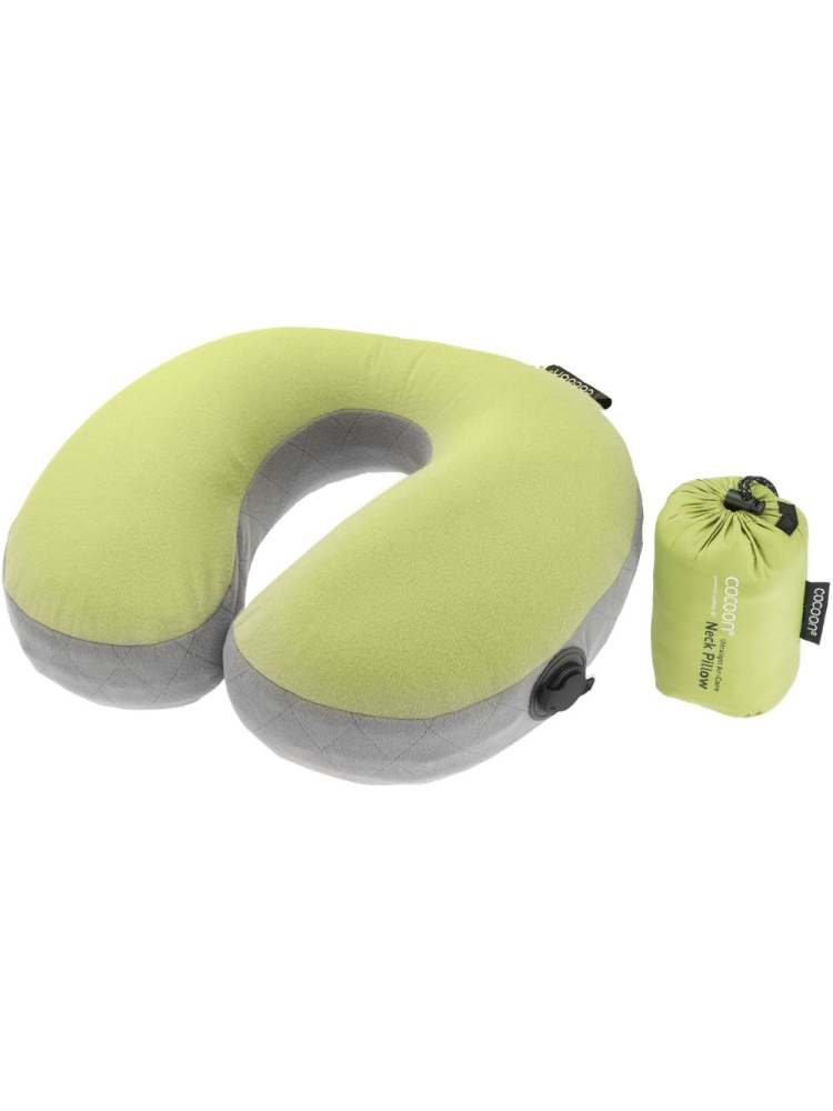 Cocoon Air Core U-Shaped Neck Pillow Wasabi CUACP3UL2E reisaccessoires online bestellen bij Kathmandu Outdoor & Travel