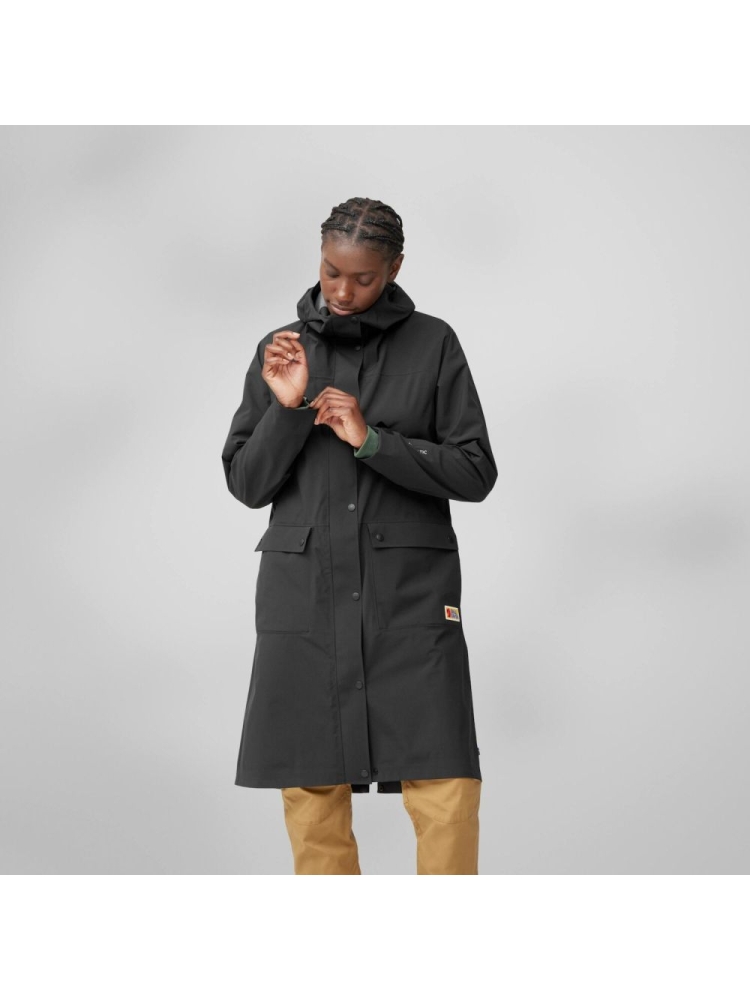 Fjällräven Vardag Rain Parka Women's Black 14500131-550 jassen online bestellen bij Kathmandu Outdoor & Travel