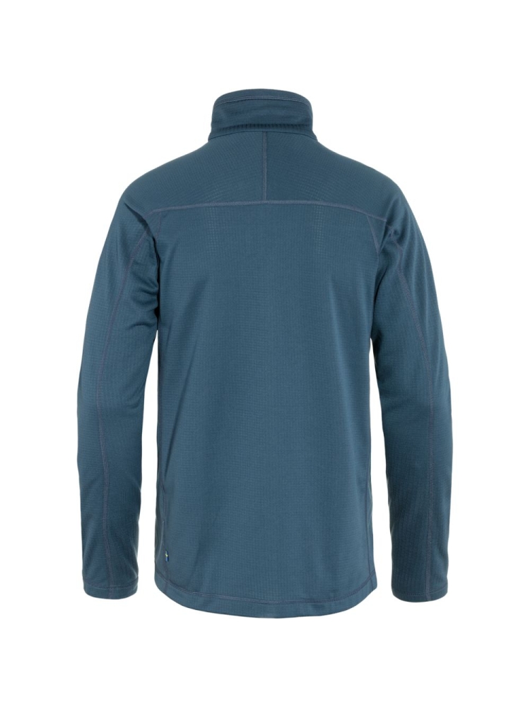 Fjällräven Abisko Lite Fleece Jacket Indigo Blue 86971-534 fleeces en truien online bestellen bij Kathmandu Outdoor & Travel