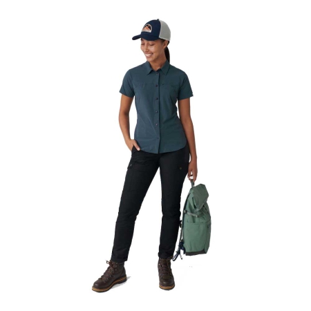 Fjällräven  High Coast Lite Shirt Short Sleeve Women's Navy