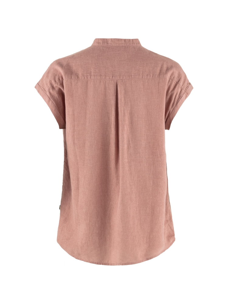 Fjällräven Övik Hemp Shirt Short Sleeve Women's Dusty Rose 14600160-300 shirts en tops online bestellen bij Kathmandu Outdoor & Travel