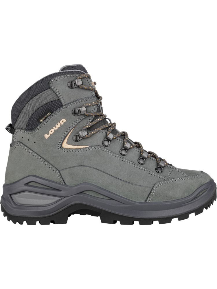 Lowa Renegade Evo GTX Mid Women's Graphite/Apricote LM321916-9675 wandelschoenen dames online bestellen bij Kathmandu Outdoor & Travel