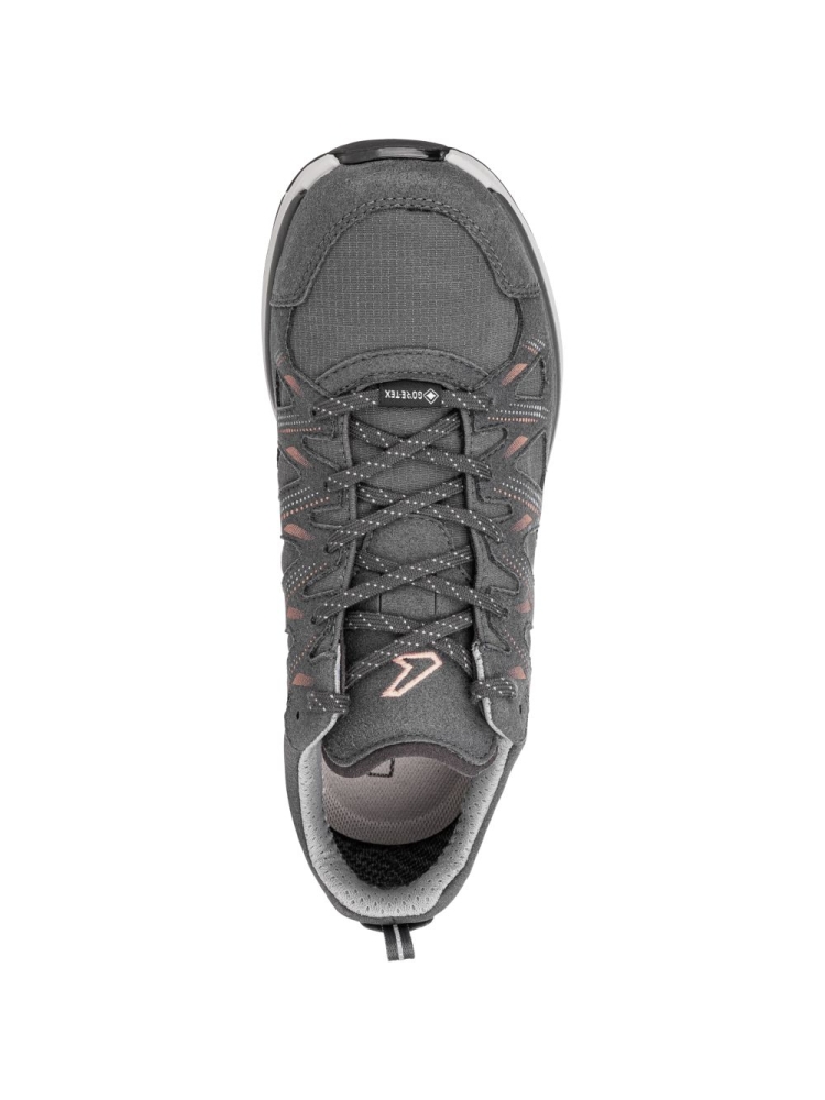 Lowa Innox Evo II GTX Women's Asphalt/Salmon LM321417-9322 wandelschoenen dames online bestellen bij Kathmandu Outdoor & Travel