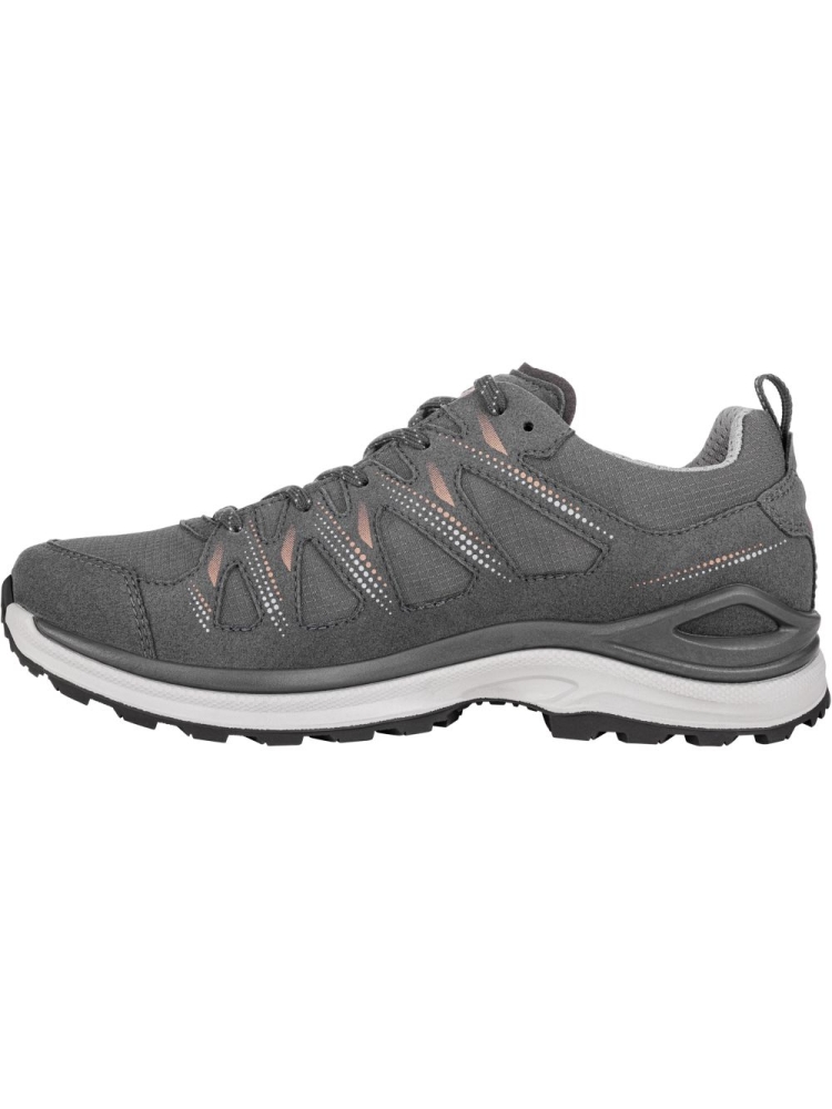 Lowa Innox Evo II GTX Women's Asphalt/Salmon LM321417-9322 wandelschoenen dames online bestellen bij Kathmandu Outdoor & Travel