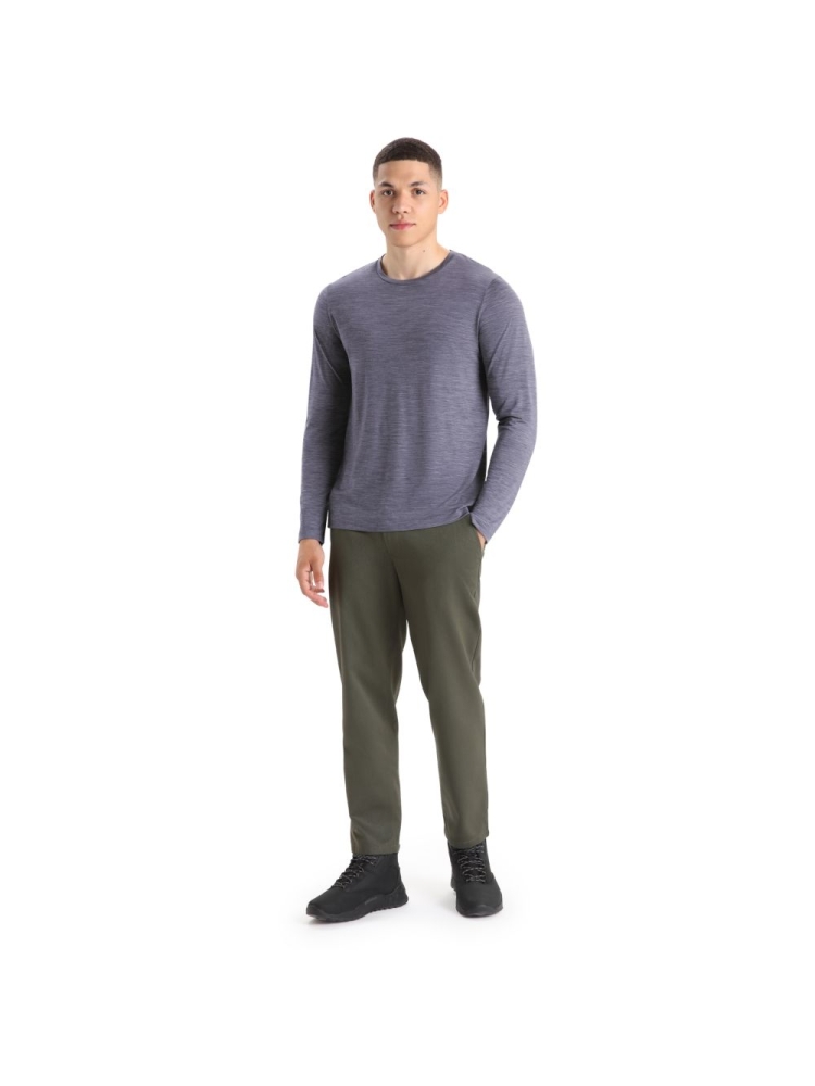 Icebreaker Sphere II Long Sleeve Tee MIDNIGHT HTHR 0A56D8-4401 shirts en tops online bestellen bij Kathmandu Outdoor & Travel