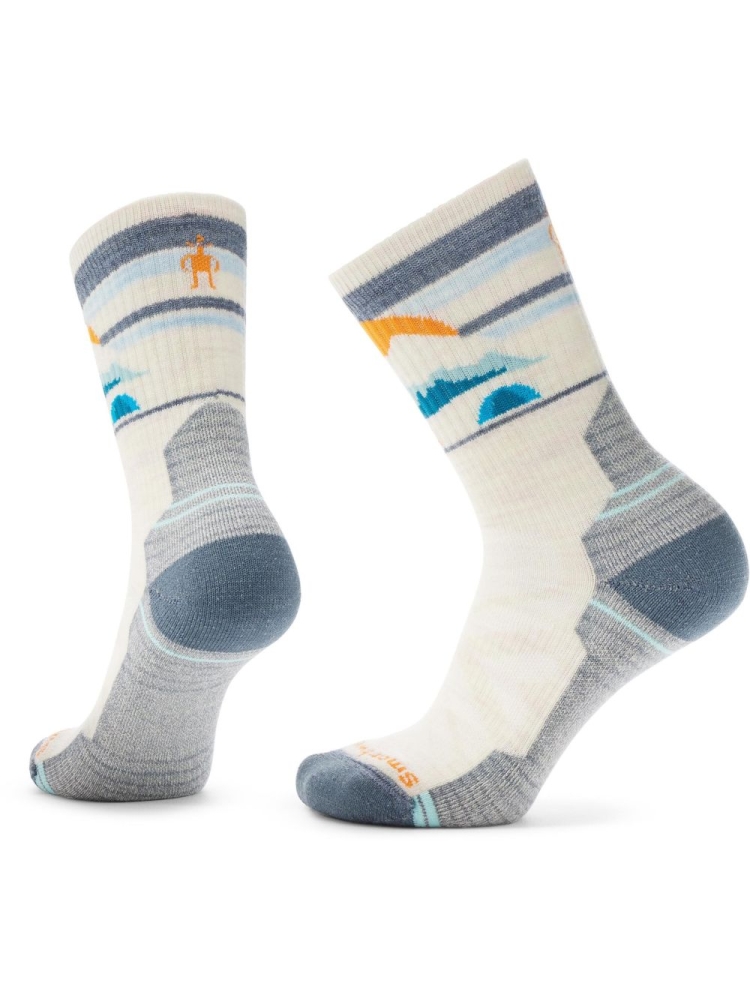Smartwool Hike Light Cushion Mountain Moon Performance Socks Moonbeam SW002272A811 sokken online bestellen bij Kathmandu Outdoor & Travel