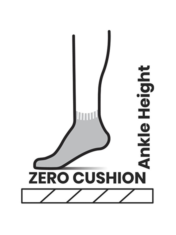 Smartwool Hike Zero Cushion Ankle Socks Performance Socks Charcoal SW0026400031 sokken online bestellen bij Kathmandu Outdoor & Travel