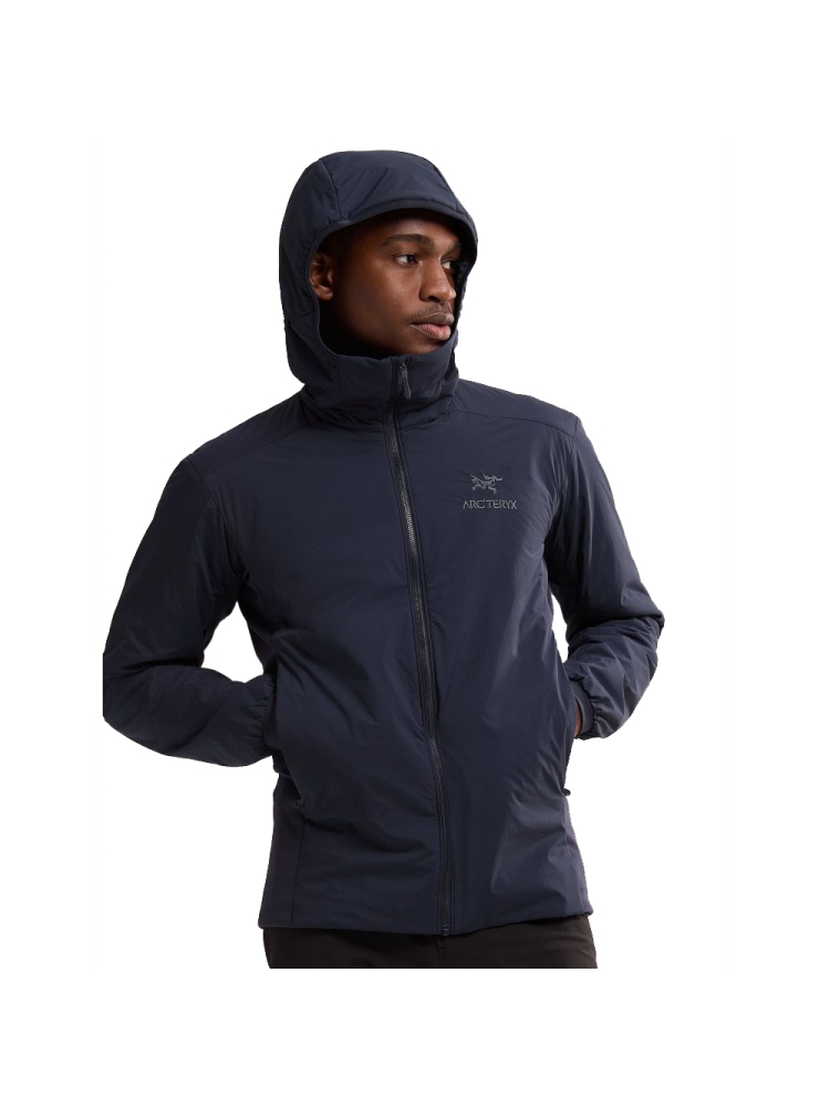 Arc'teryx Atom Hoody Black Sapphire 7487-Black Sapphire jassen online bestellen bij Kathmandu Outdoor & Travel
