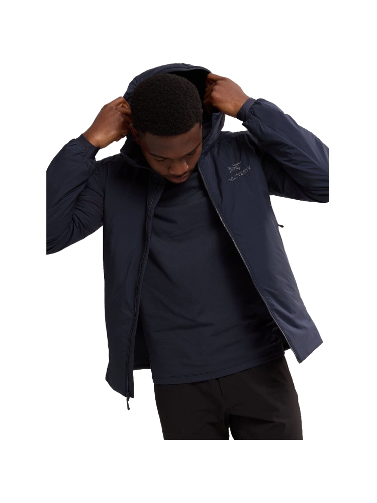 Arc'teryx Atom Hoody Black Sapphire 7487-Black Sapphire jassen online bestellen bij Kathmandu Outdoor & Travel
