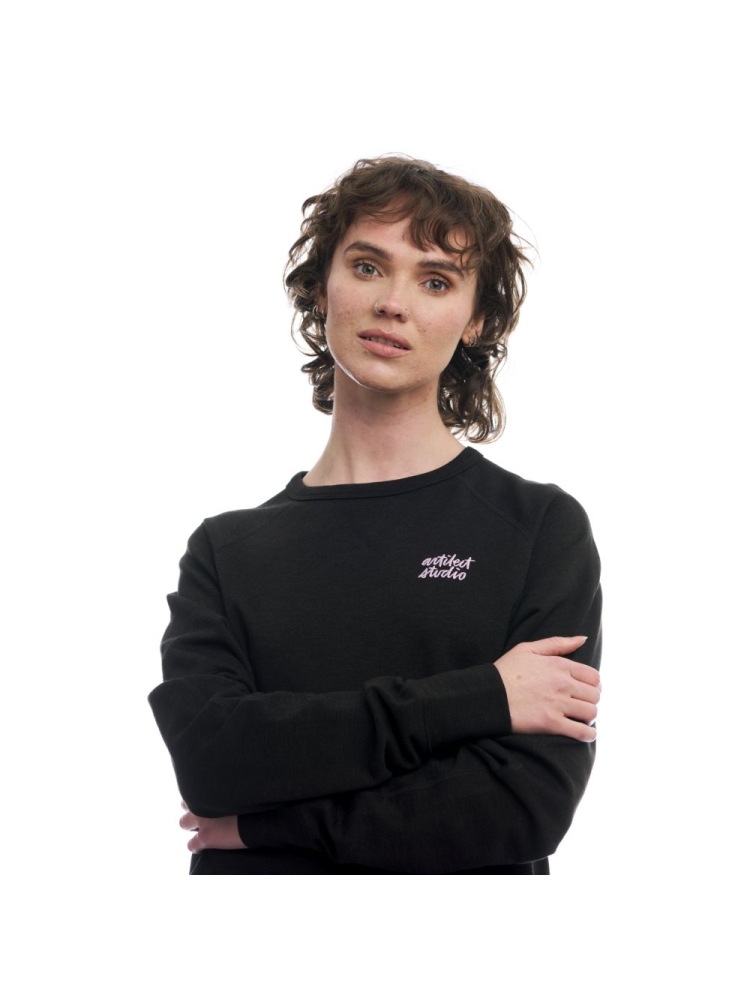 Artilect Artilectual Crew Women's Black 122WS18-BLK fleeces en truien online bestellen bij Kathmandu Outdoor & Travel