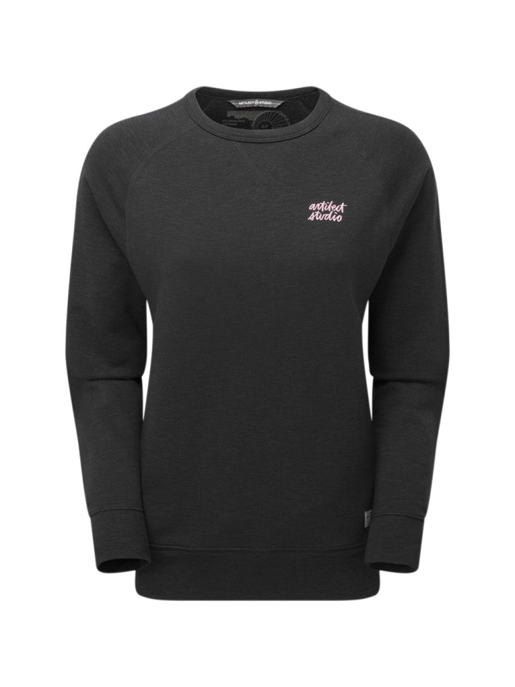 Artilect Artilectual Crew Women's Black 122WS18-BLK fleeces en truien online bestellen bij Kathmandu Outdoor & Travel