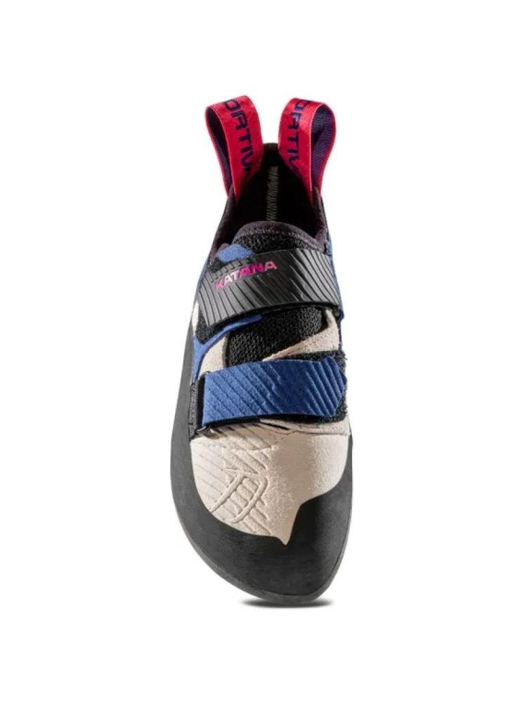 La Sportiva Katana Woman White/Storm Blue 40K000639 klimschoenen online bestellen bij Kathmandu Outdoor & Travel