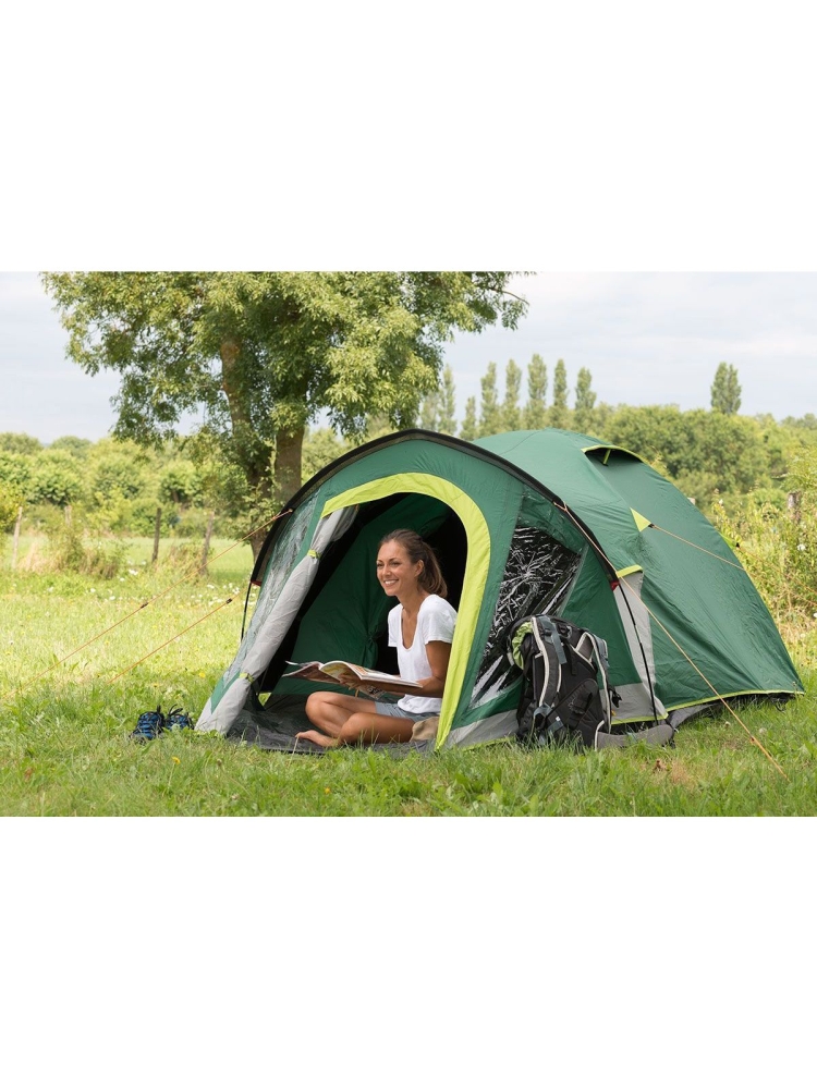 Coleman Kobuk Valley 3 Plus Green 2000030280 tenten online bestellen bij Kathmandu Outdoor & Travel