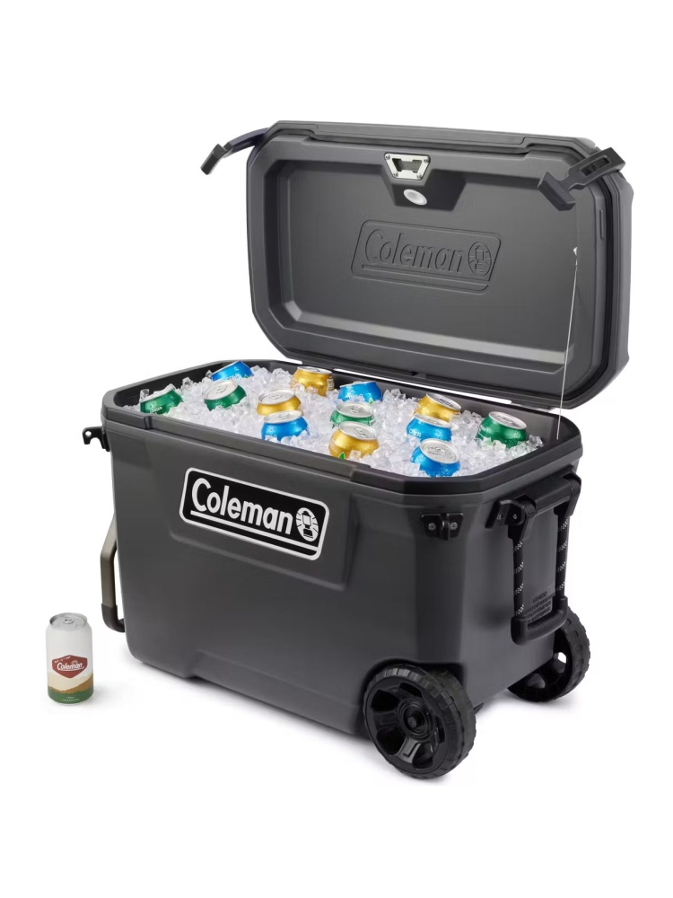Coleman Wheeled Convoy Cooler 61,5L Grey 2193724 koken online bestellen bij Kathmandu Outdoor & Travel