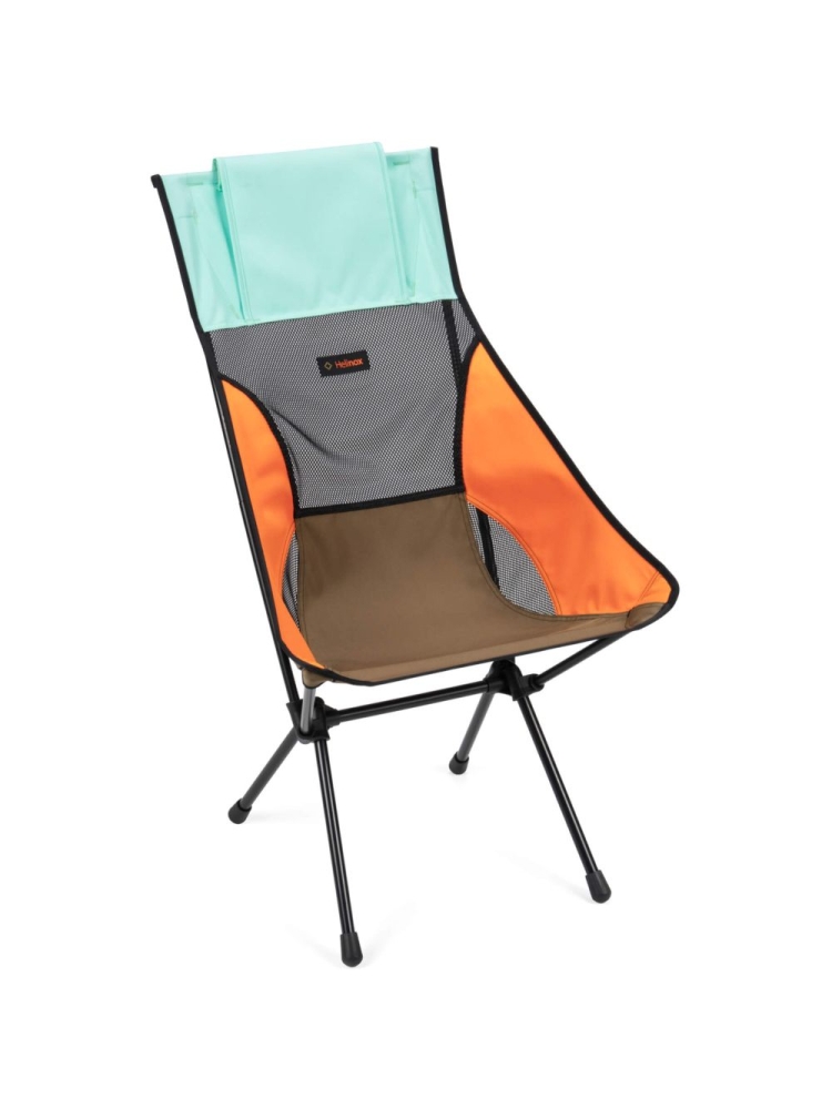 Helinox Sunset Chair Mint MultiBlock 10002804 kampeermeubels online bestellen bij Kathmandu Outdoor & Travel