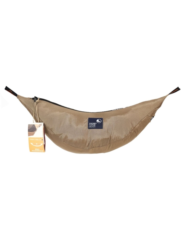 Ticket to the Moon Pro Hammock Brown / Black TMPRO0807 hangmatten online bestellen bij Kathmandu Outdoor & Travel