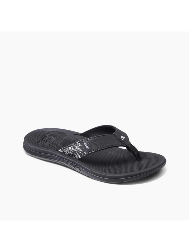 Reef Santa Ana Women's Black/White CJ3624 slippers online bestellen bij Kathmandu Outdoor & Travel
